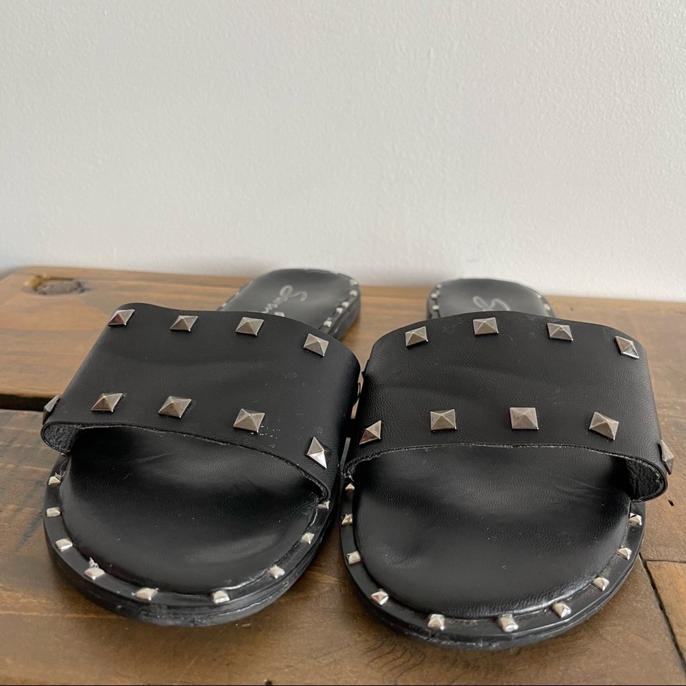 SEVEN7 Duo Slides Black with Studs - Picture 7 of 12